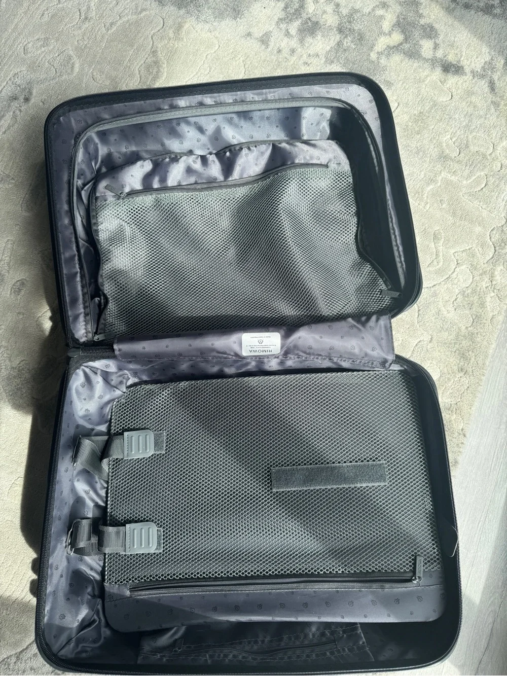 Rimowa Essential Sleeve Cabin Carry-On Suitcase - Black